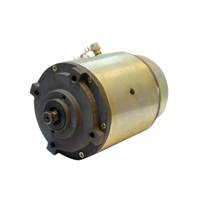 Permanente magneet DC-shuntborstelmotor, diameter 78 mm, met sleuftype commutator