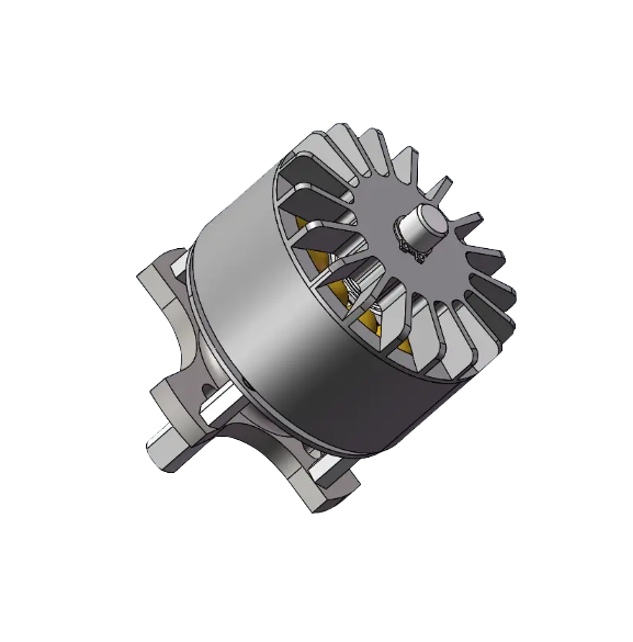 Borstelloze gelijkstroommotor voor digitale gereedschappen, diameter 49 mm WO49-serie