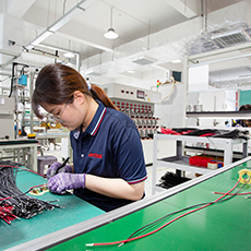 Geborstelde DC-motorconstructie